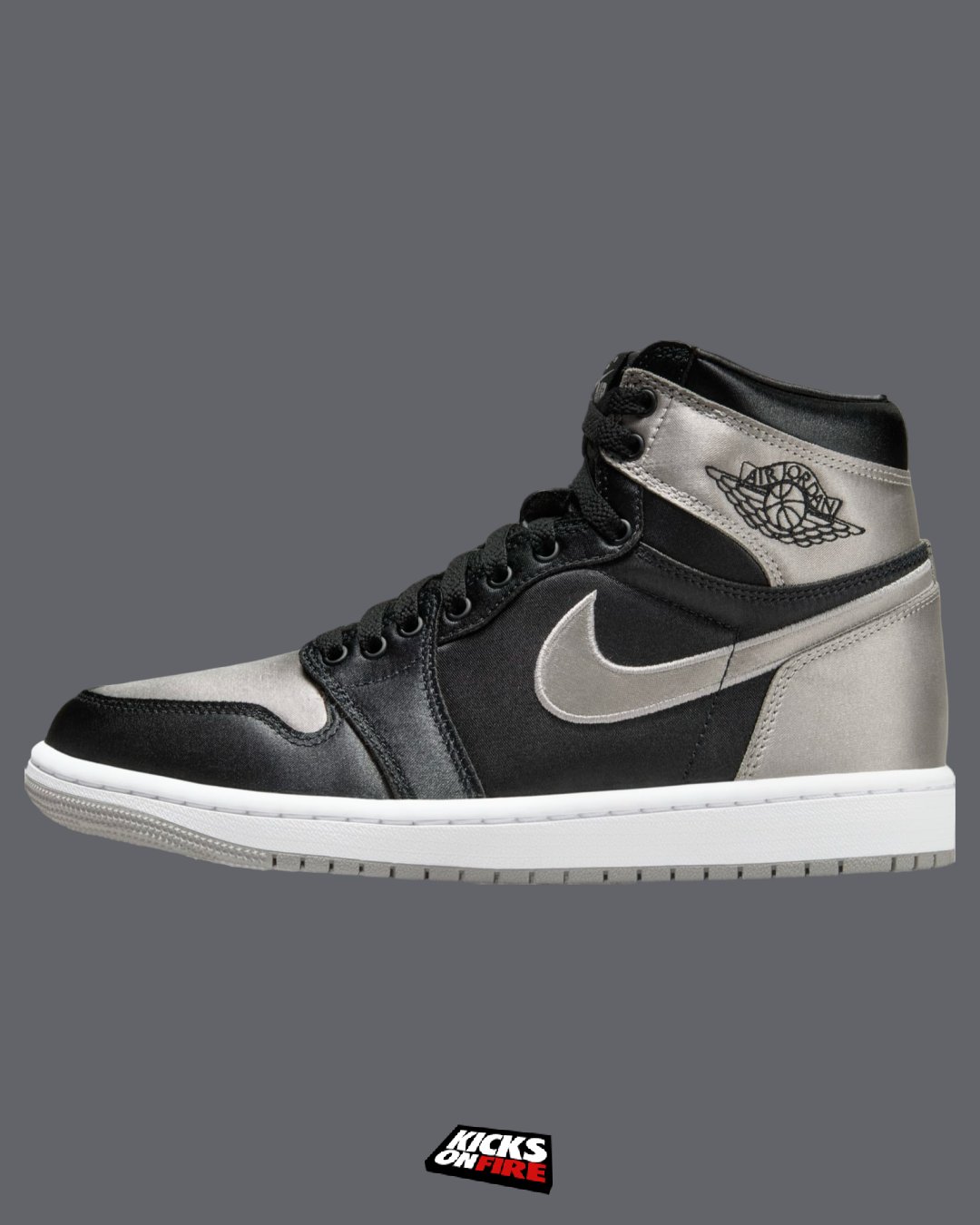KicksOnFire on X Air Jordan 1 High OG WMNS Satin Shadow Black Medium Grey White FD4810 010 October 5 2024 The Air Jordan 1 High OG WMNS Satin Shadow offers
