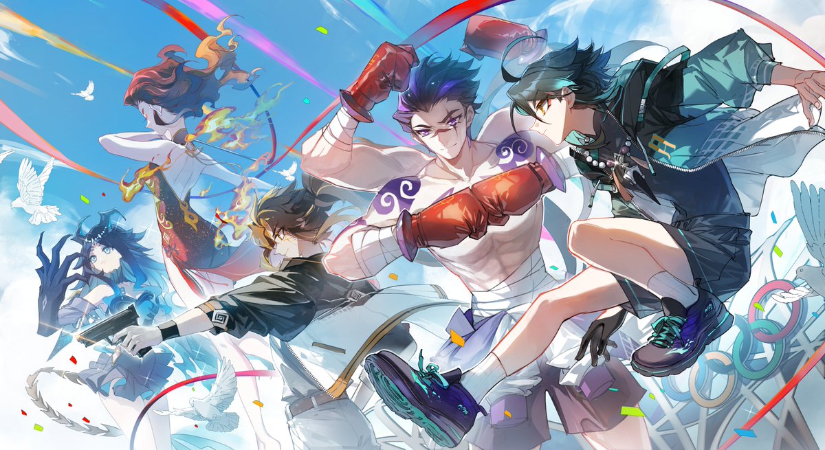 limao73226181's tweet photo. #魈 #Genshin #原神4周年 四周年生日快乐~ https://t.co/Jgnx7SSQMO