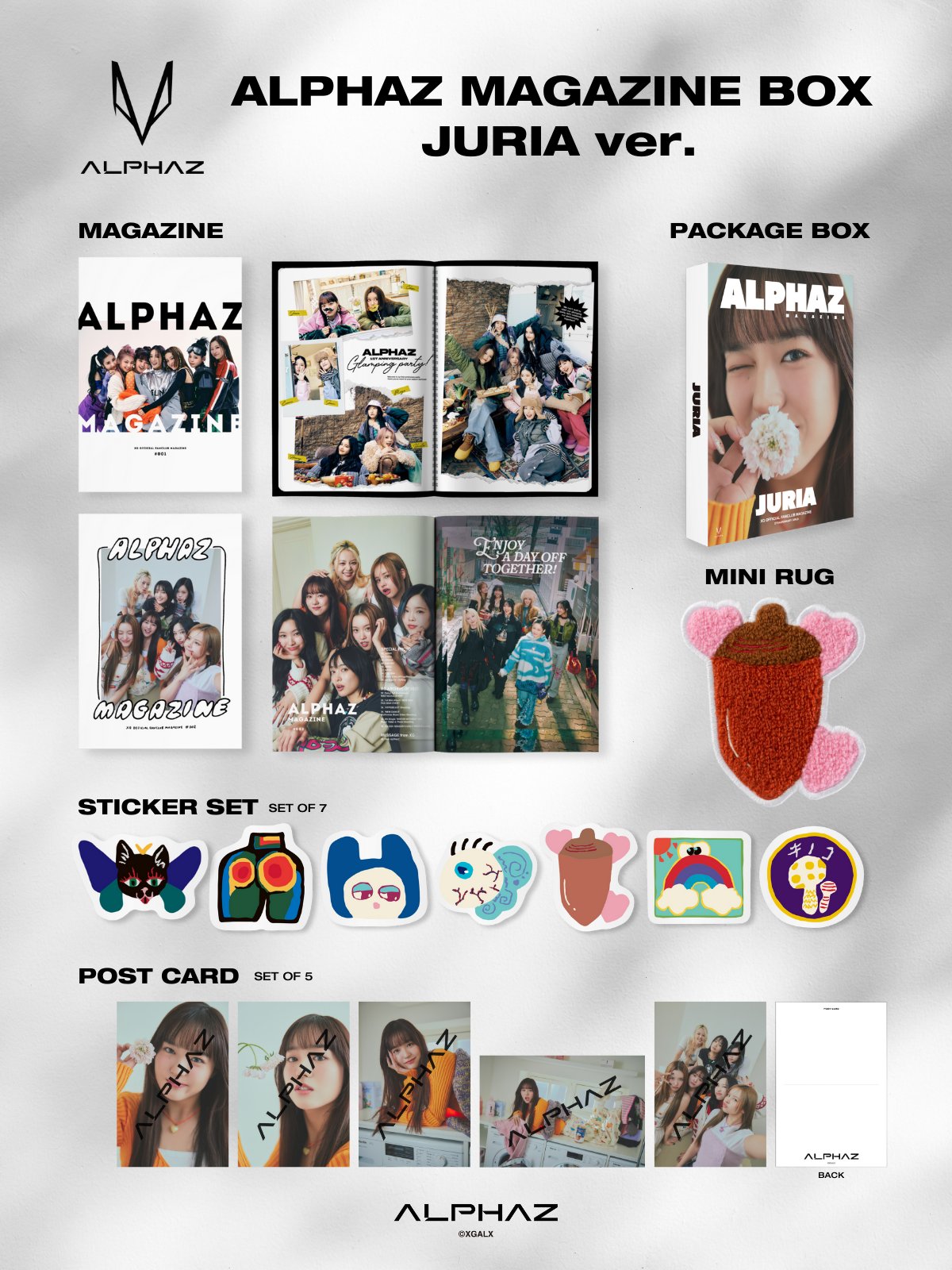 【XG】ALPHAZ MAGAZINE #002 ALPHAZ LIMITED】ALPHAZ MAGAZINE BOX 2024 – XGALX OFFICIAL SHOP