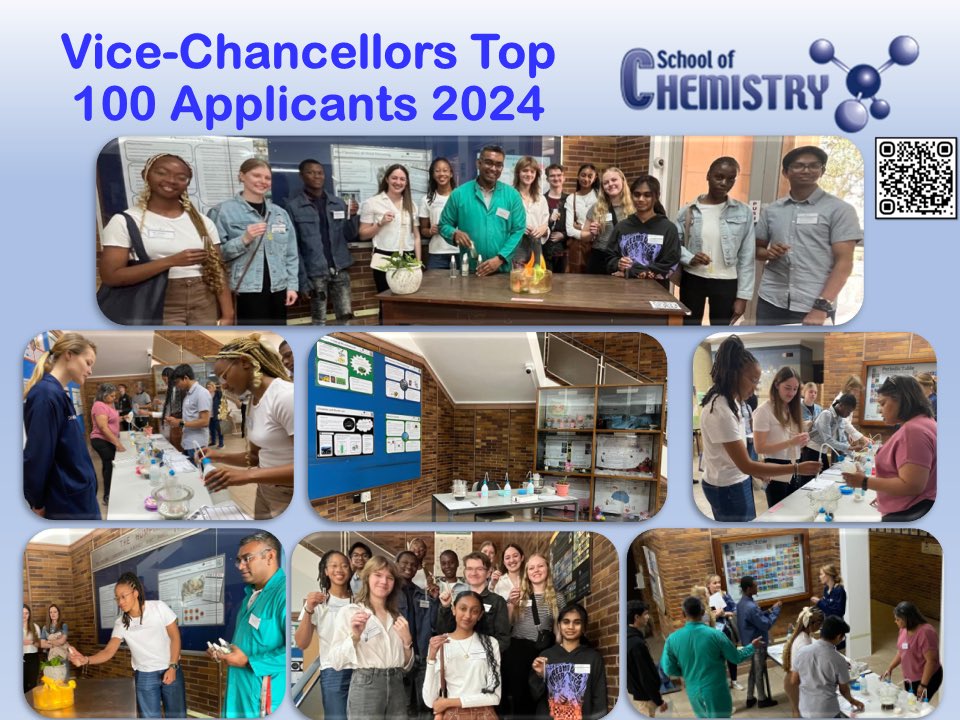 Wits Chemistry (@witschemistry) on Twitter photo The Scool of Chemistry welcomed the VC’s top 100 students this past weekend. Students got to learn about chemistry research at Wits and even had the opportunity to carry out their own chemical experiments! 🧪💥
Hosted by <a href="/ChettyShaeen/">ChettyShaeen</a> & <a href="/letitia_pillay/">Letitia Pillay</a>
<a href="/FoSWits/">Faculty of Science, Wits University</a> <a href="/WitsUniversity/">Wits University</a> The Scool of Chemistry welcomed the VC’s top 100 students this past weekend. Students got to learn about chemistry research at Wits and even had the opportunity to carry out their own chemical experiments! 🧪💥
Hosted by <a href="/ChettyShaeen/">ChettyShaeen</a> & <a href="/letitia_pillay/">Letitia Pillay</a>
<a href="/FoSWits/">Faculty of Science, Wits University</a> <a href="/WitsUniversity/">Wits University</a>