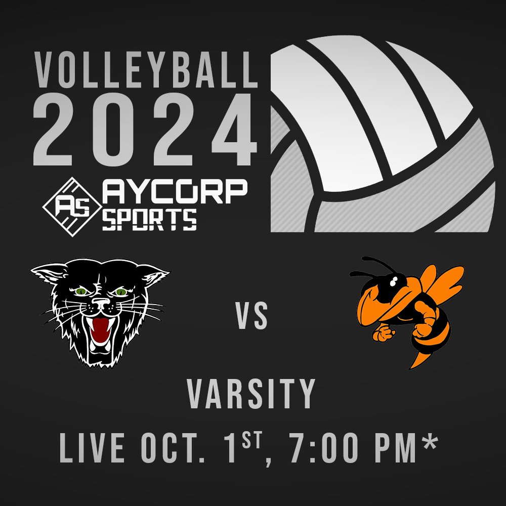 Tomorrow Night on AYCORP SPORTS!  The Dexter Lady Bearcats travel north to visit the Advance Lady Hornets in a Stoddard Co. GIRLS VOLLEYBALL showdown!  Watch all the LIVE play-by-play action only on AYCORP SPORTS!