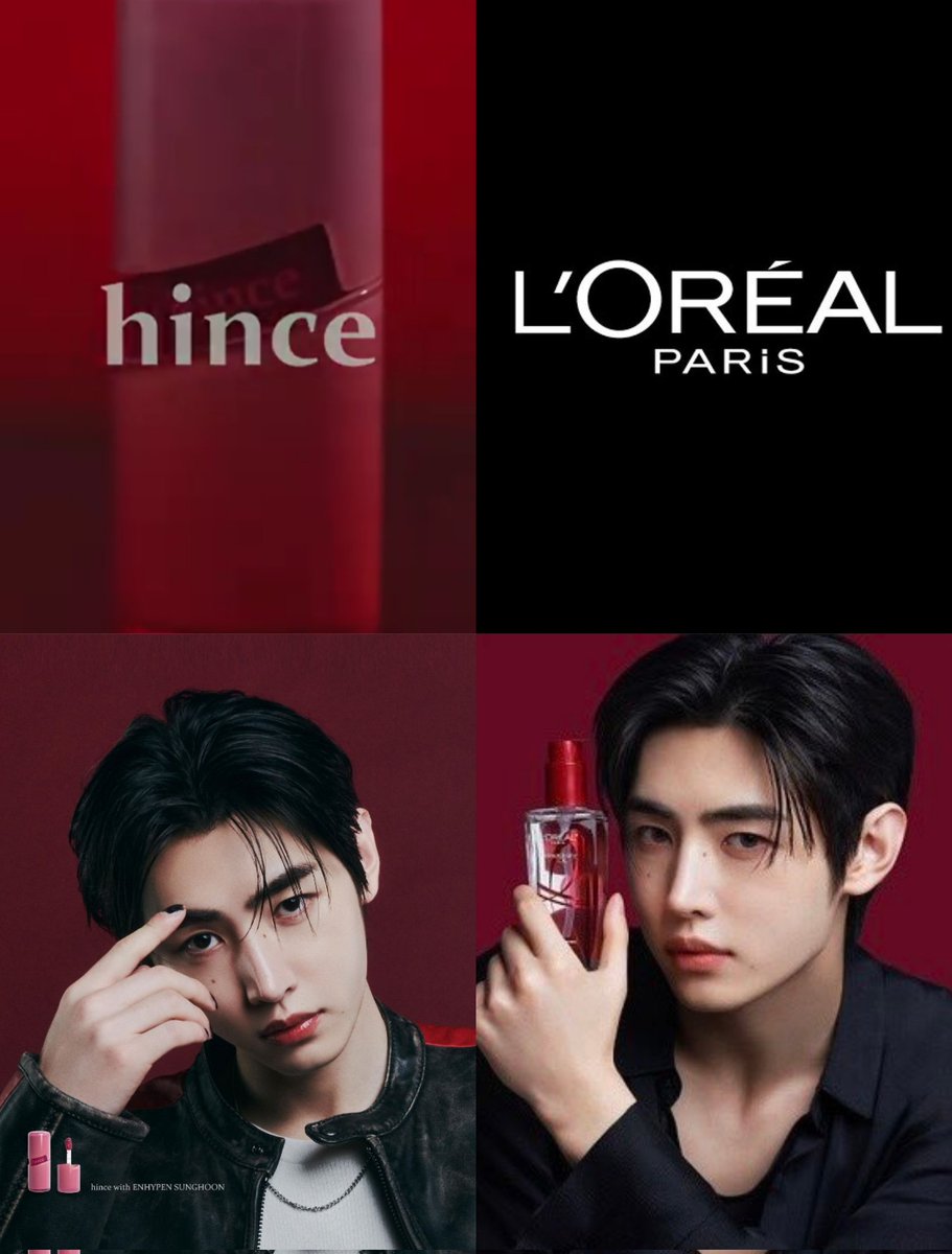 muse of                               ambassador of 
hince                                          l'oréal