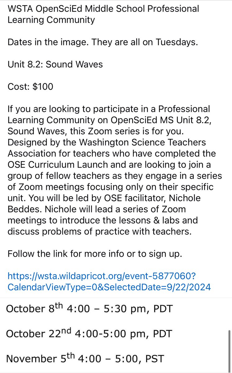 OpenSciEd PD!