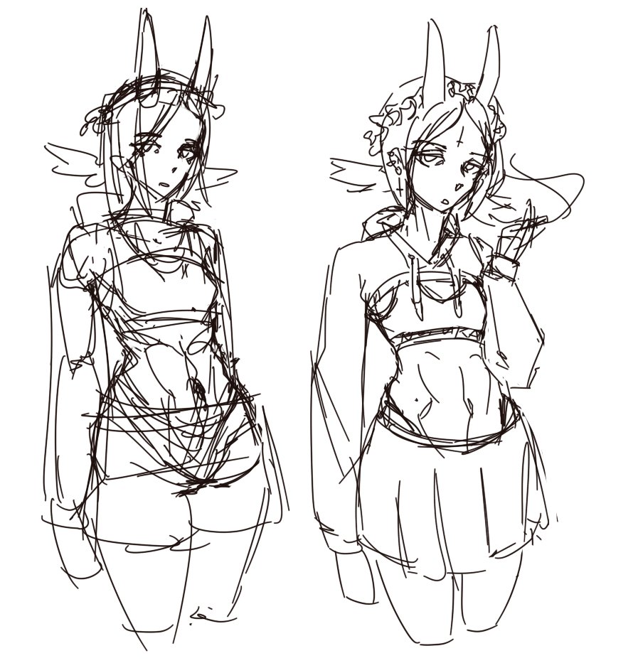 pero38yu's tweet photo. also I liked the sketches, the left one feels Jesus-like or smth with that crown of thorns lol
#nefuka_chan_38 https://t.co/wBL3X6POUe