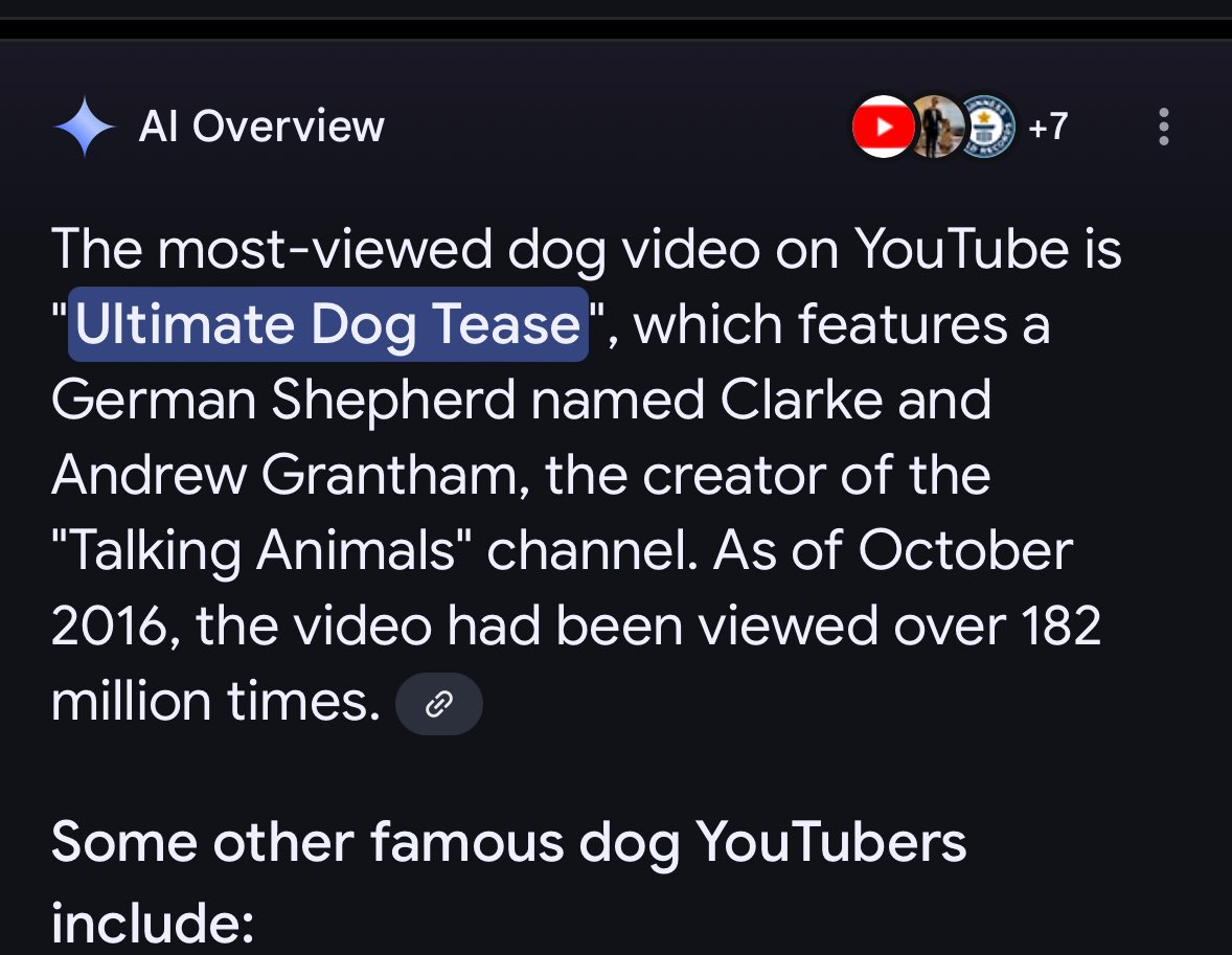 LennoxxCartel's tweet photo. Tried To Get Ahead Of The YouTube Dog Meta 

Turns Out The Most Viewed YouTube Dog Is $Clark LMAO 🤣 

So Much Higher For The Bitcoin Dog https://t.co/6IcaHQG5s9