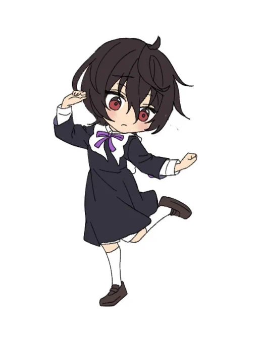 すぐ消すかもだけどこれは今やってるロ凛月の静止画の姿…