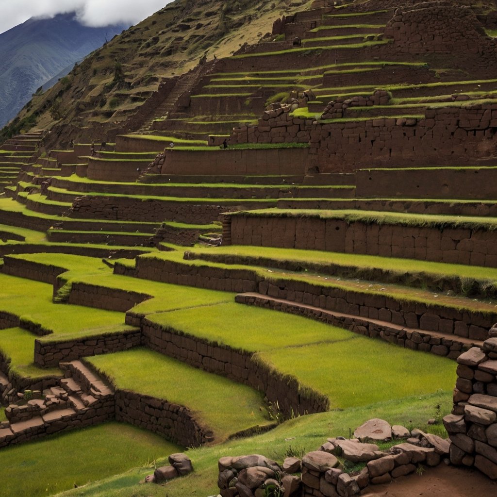 RocketMeUpArt's tweet photo. 🌄 Andean Civilizations, such as the Norte Chico and Inca, pioneered terracing, textiles, and agricultural innovations that profoundly shaped their societies.

Art by @RocketMeUp 🚀 

#AndeanCivilizations #NorteChico #Inca #AncientAgriculture #Terracing #Textiles #AI #DigitalArt https://t.co/DIPTWNAaZZ