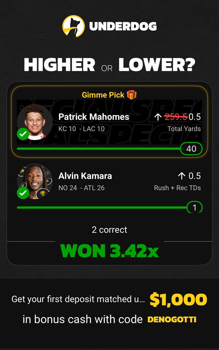 DenoThePropGod's tweet photo. @9ersfans2 @PrizePicks Yessssssiiirrrrrrr https://t.co/Lw5RKNzjX8