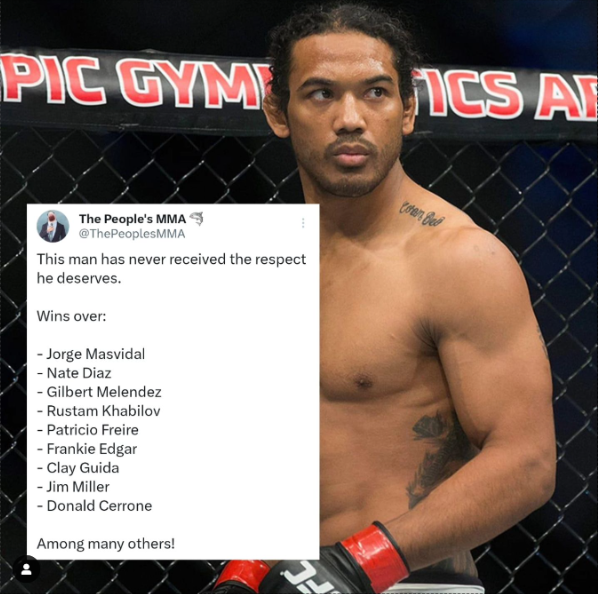 upfrontmma's tweet photo. Crazy how being on the wrong end of one of the most epic kicks negates all of those accolades #ShowtimeKick @BensonHenderson @Showtimepettis @ufc https://t.co/ijJJFhAh4G
