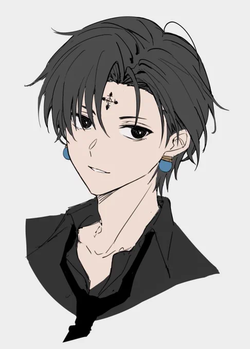 ヘアワックスを少しだけ付けた団長 