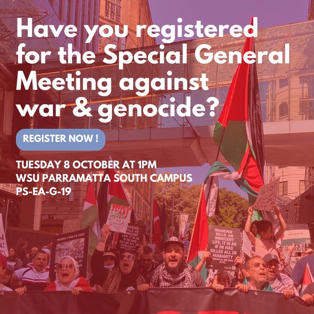 Join our campaign at WSU to build the SGM and help us reach a quorum of 100 on the day! 

Register here: forms.gle/mz1HTvxe6Cea33…