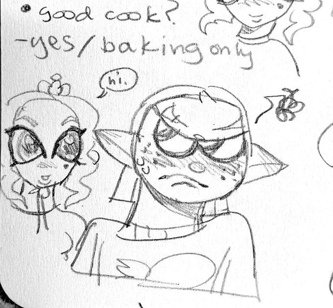 new splatoon oc working on >_< octoling girl
