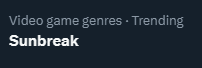 TomoAriesVT's tweet photo. Sunbreak trending, can we do #ReturnToRise for the inevitable Rise sequel after World? https://t.co/LLPP4ekcwG