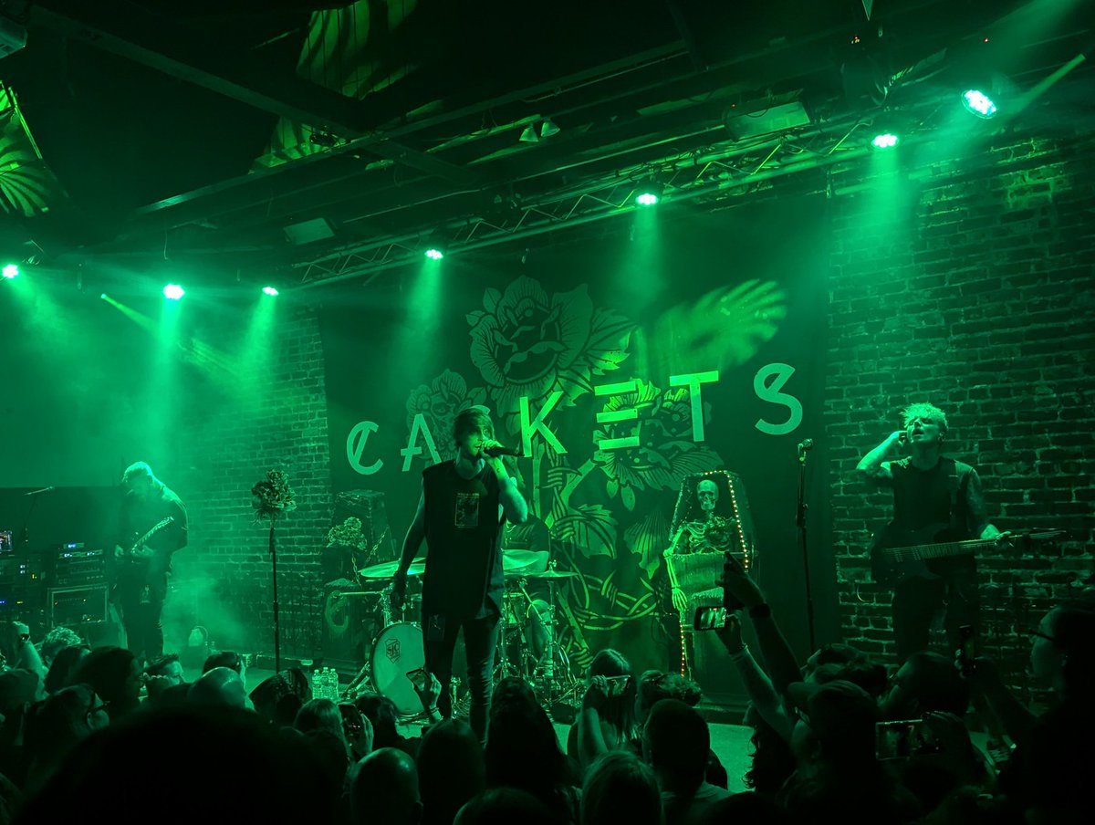 Blown away by <a href="/Caskets_band/">CASKETS</a> all over again!  #TheSocial #Orlando #Colorblind #WindWalkers