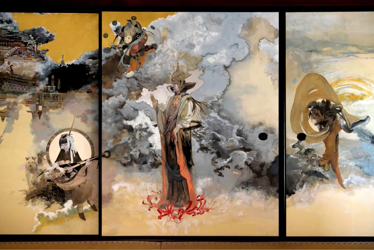 大徳寺真珠庵で僕が描いた襖絵などの特別公開展をやっています！ 2024