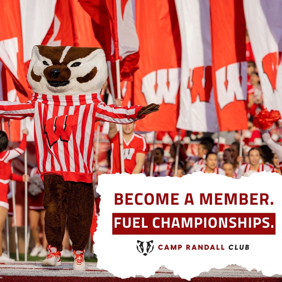 Get exclusive experiences and access to me and my Badger teammates with a Camp Randall Club membership through @vcconnectwi! Check out the link to learn more and become a member today. On, Wisconsin! #ThisIsWhatWeJumpFor vcconnectwi.com