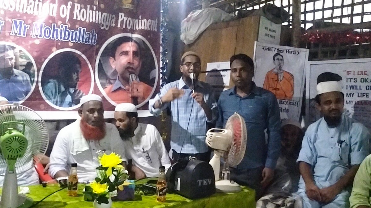 the_rspd's tweet photo. On behalf of the (RSPD), we solemnly observe the 3rd anniversary of Mr. Mohib Ullah's assassination on September 29, 2021. As Chairman of ARSPH, he tirelessly advocated for Rohingya rights and dignity. His legacy inspires our fight for justice.
#Rohingyaleader #mohibullah https://t.co/LQyGby2eiJ