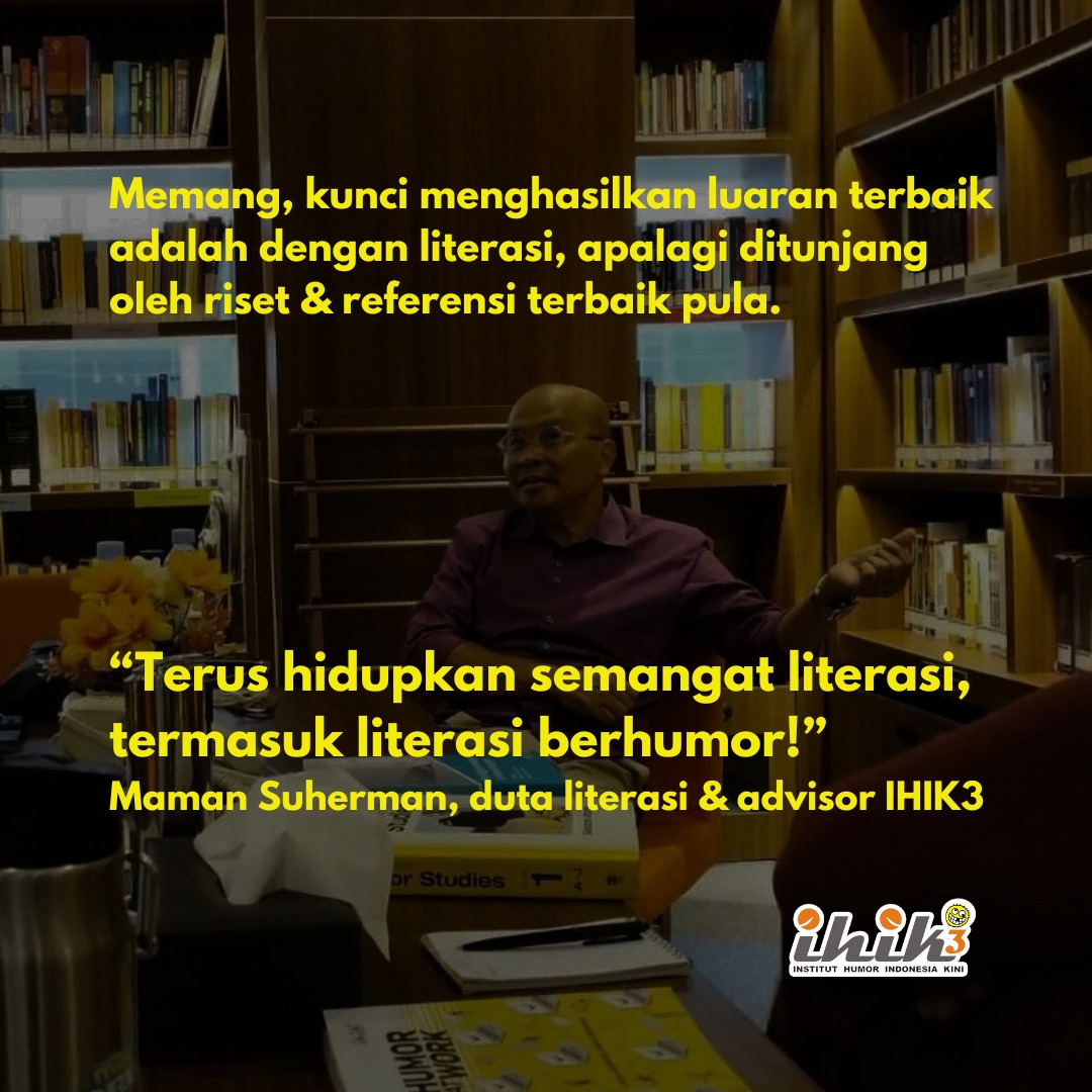 ihik_3's tweet photo. Tahukah Anda di mana lokasi #TheLibraryOfHumorStudies?
Perpustakaan #humor #ihik3 ada di Menara DDTC, Jakut, searea dgn perpustakaan pajak @DDTCIndonesia.
Belum lama ini, DDTC meraih 2 penghargaan prestisius. Kami yakin, inilah bukti kekuatan referensi & riset. Selamat DDTC! π https://t.co/hxCsGElm6D