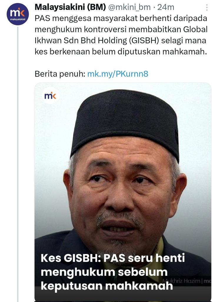 adamyusuf88's tweet photo. PAS dah mula jadi jurucakap GISBH 🤣🤣🤣
Konon takde kaitan. https://t.co/YOFzdLPdKE