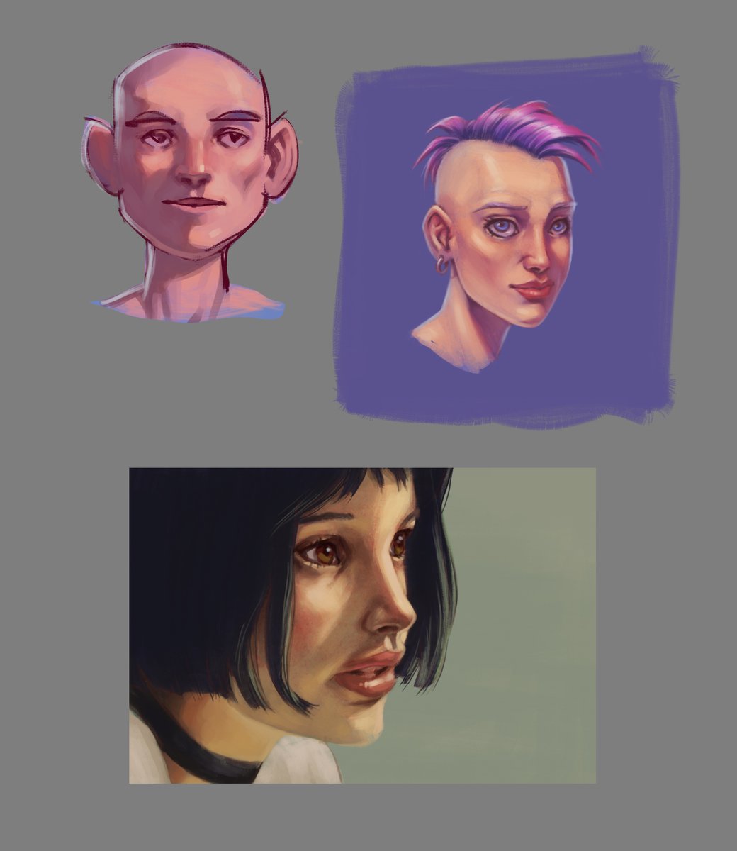 JulioDigiart's tweet image. Quick color practices

#digitalpainting #colorpractice #sketch #photoshop #thumbnail #skintone