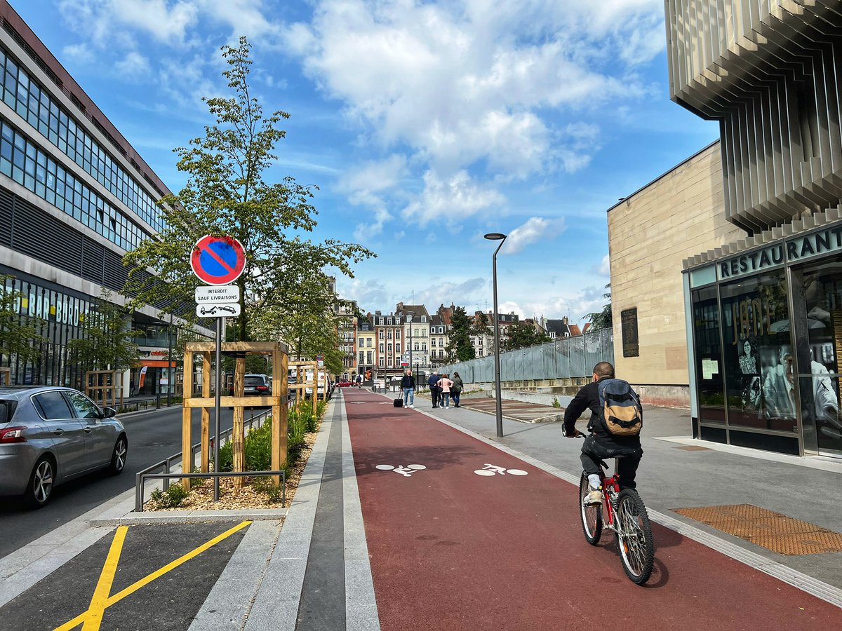 You can make a street twice as nice by repurposing half of the space for things other than cars.
