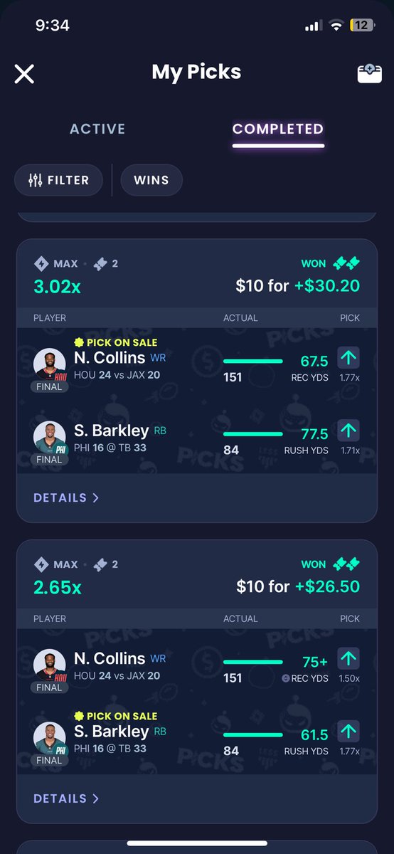 OnTheMarkBets's tweet photo. Up nearly 700 dollars in just 4 days by using @Furnacepicks website tools and data. Thanks for the deposit match goat 🐐 https://t.co/ACnGrjMDVQ
