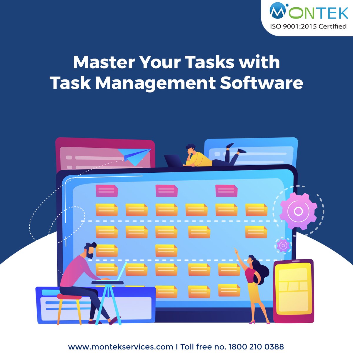 MontekServices's tweet image. 📊 Boost Your Efficiency with Montek’s Task Management Software!

Tired of juggling multiple tasks and missing deadlines? Say goodbye to chaos and hello to organized workflows. 🗂️

🌐 Visit: montekservices.com

#TaskMastery #TaskManagementSoftware #TaskOrganization