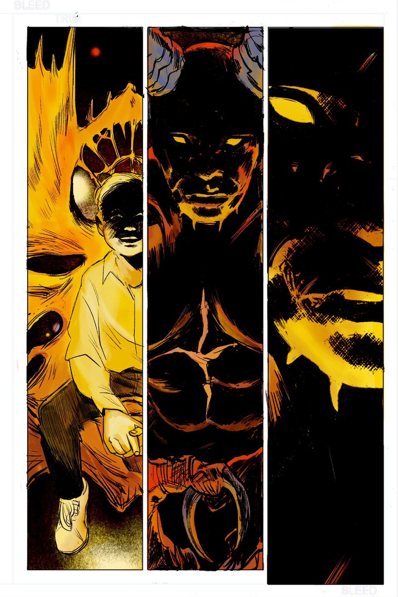 Just wrapped on the last page of comics work I’m doing in the near future. Been feeling some burn out and life’s been life-ing the last few months so I’m going to take a break, regroup and hopefully figure where I head from here. See you on the other side.