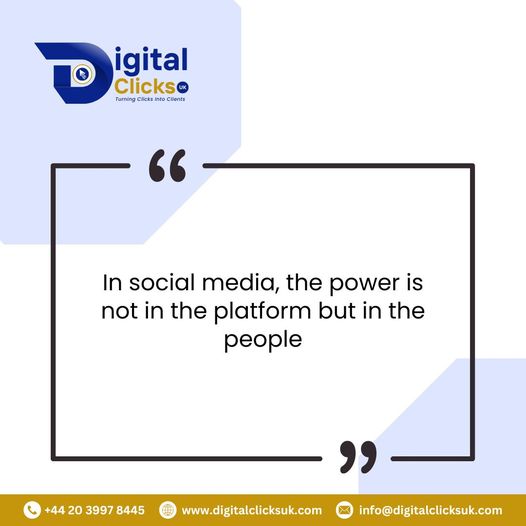 digitalclicksuk's tweet photo. In social media, the power is not in the platform but in the people.
Click here for free website audit and Consultation
https://t.co/x0Mn7s3nUv
#websitedevelopment #digitalclick #digitalmarketing #ukdigitalmarketing #ukdigitalmarketing
#socialmediaagency #socialmedia #seo https://t.co/XmsIJmNV8b