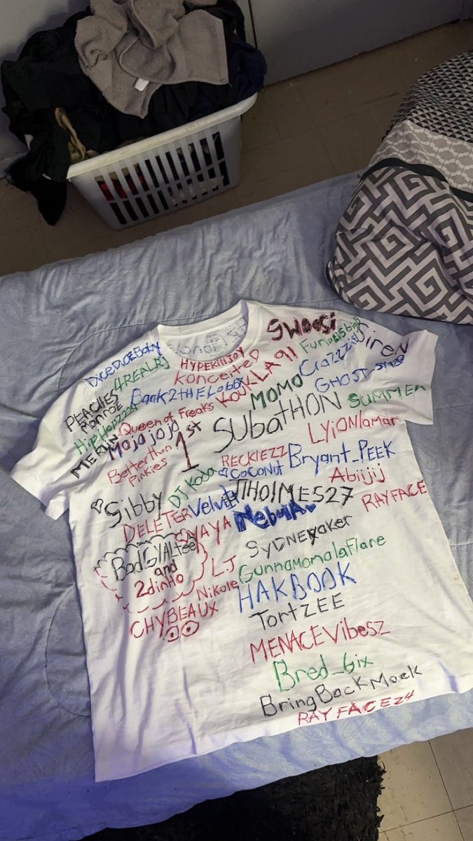 Fatboy_6ix's tweet photo. 1st ever subathon was accomplished 🖤 shoutout to every name on this shirt for popping out and showing love ! Never thought I would hit 2000 subs 😮 https://t.co/UVbG2uBDA4