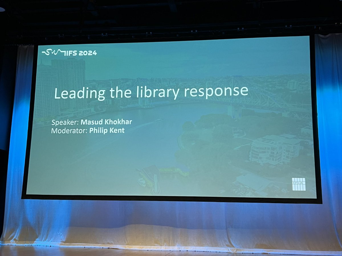 GeometricRabbit's tweet image. Fascinating #IIFS24 presentation by @mkhokhar about positioning challenges to create as well as curate, to multiply rather than diminish, and to take an active role in the future of knowledge, digital, and innovation gaps as library leaders in the Imagination Age. 

#IIFS2024
