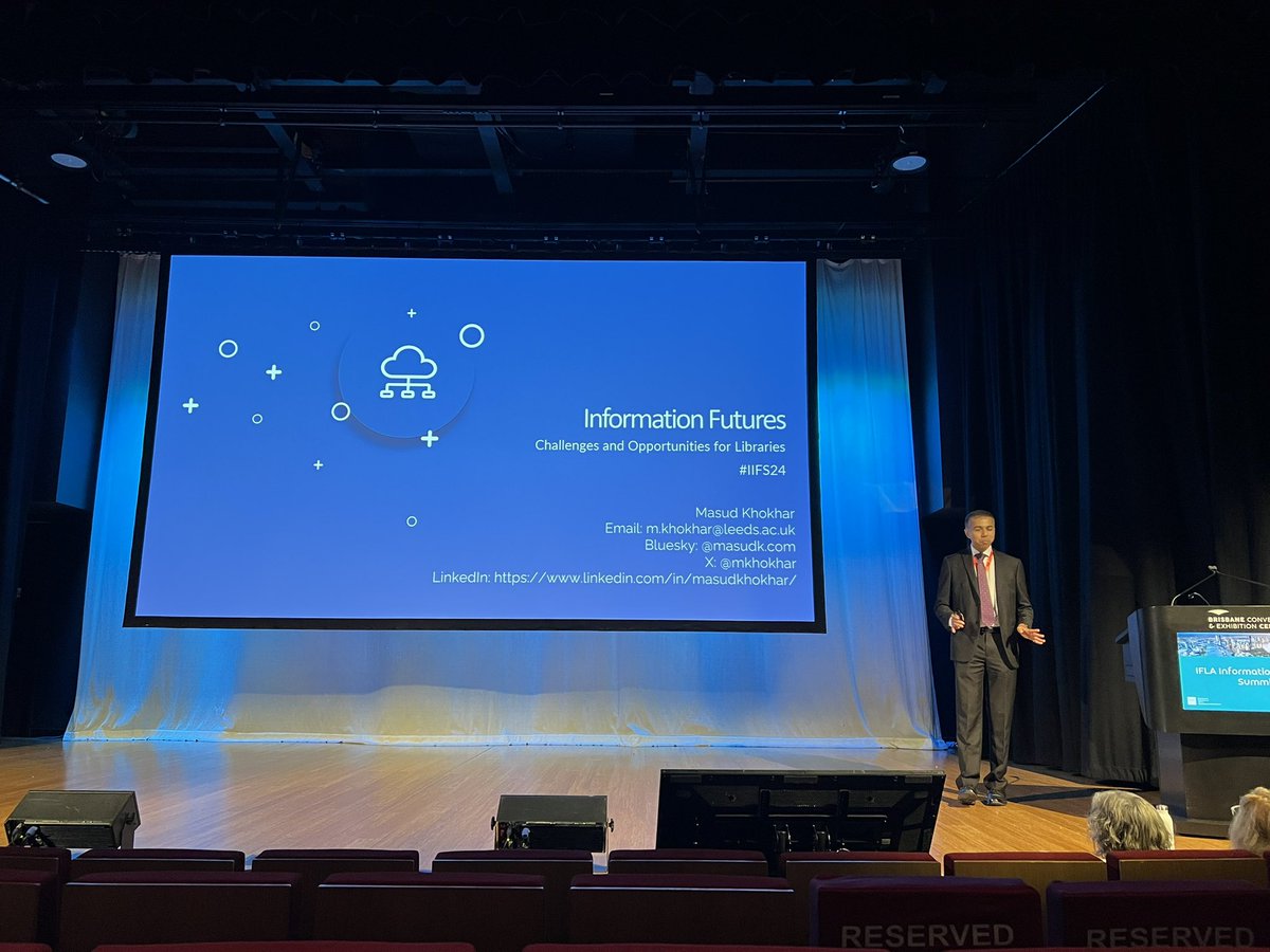 GeometricRabbit's tweet image. Fascinating #IIFS24 presentation by @mkhokhar about positioning challenges to create as well as curate, to multiply rather than diminish, and to take an active role in the future of knowledge, digital, and innovation gaps as library leaders in the Imagination Age. 

#IIFS2024