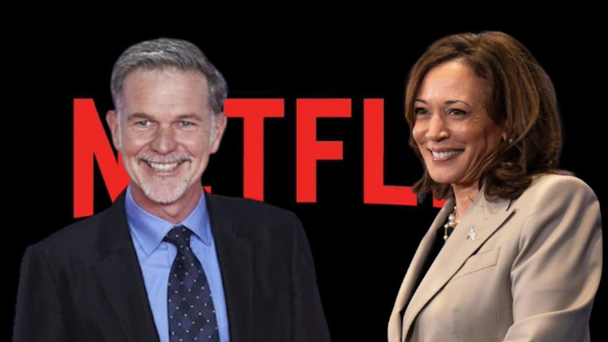 Netflix cancellations soar as cofounder backs Kamala Harris with 7M