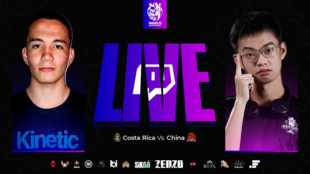 🟣 𝐋𝐈𝐕𝐄 - 𝐌𝐀𝐓𝐂𝐇 𝟐 🎥
🎯 𝐑𝐎𝐔𝐍𝐃 𝟒 - 𝐃𝐀𝐘 𝟐

Second match of Group B 💆🏻‍♂️! Costa Rica will host China in this Round 4. The Central American team needs to earn points if they want a chance to make it into the Top 4. See you on the stream! 🤟🏻

🇨🇷 <a href="/Sel_Costa_Rica/">Team Costa Rica</a> 🆚