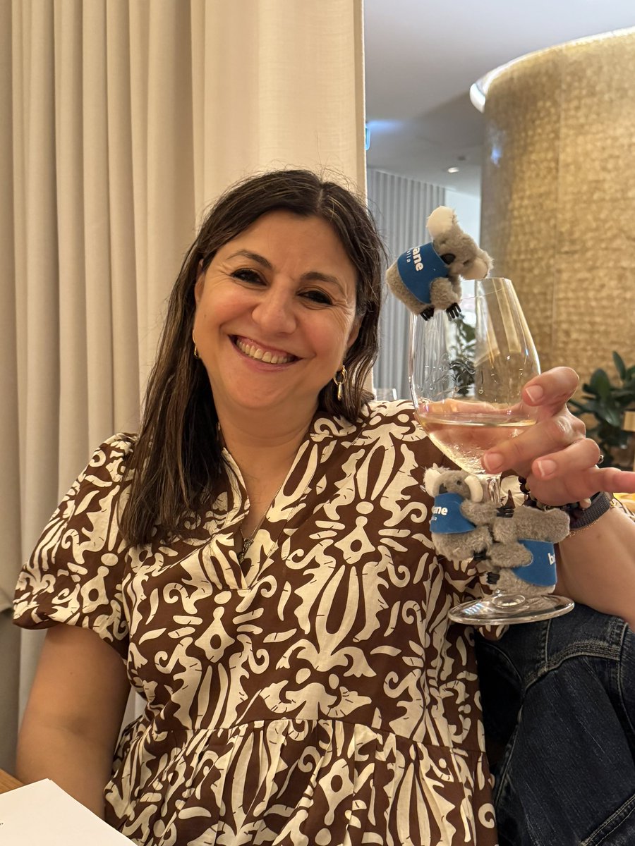 "At the Options flu meeting in Australia – with three koalas clinging to my wine glass, just like the trivalent flu vaccine!"

#koalachallenge2024