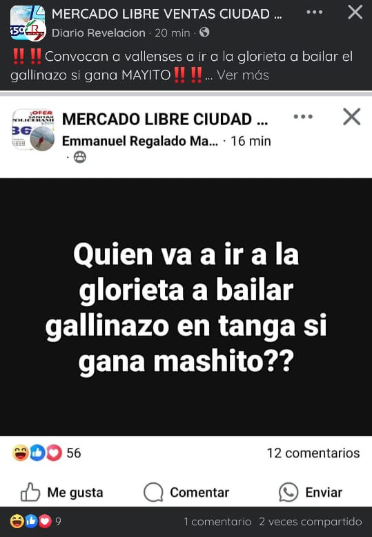 AnnaCrisGon's tweet photo. Vamos Mayito!!! Que en mi ranchito quieren hacer el gallinazo si ganas!!!
@mario_bezares 
#LaCasaDeLosFamososMx 
#lcdlfmx2 https://t.co/tE6BCzjMcN