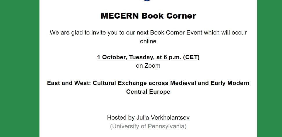katiprajda's tweet photo. 1 October 2024 6.p.m. (CET)

My new book will feature in the book corner of The Medieval Central Europe Research Network. 
Please email mecern.mail@gmail.com for the link. #twitterstorians #medievaltwitter https://t.co/MeWf3SVQiM
