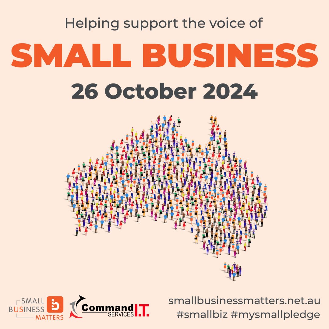Command_IT_Serv's tweet image. Small Business Matters is a movement created to celebrate and recognise the contribution small businesses make to Western Australia. 
#smallbiz   #mysmallpledge #smallbusinesswa    
smallbusinessmatters.net.au/get-involved/