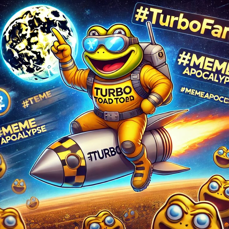 Noex88's tweet photo. ๐ฅ Letโs take #Turbo to the next level, fam! Time to get @elonmusk to notice! ๐ From humble beginnings to unstoppable momentum, this is the $TURBO journey. Letโs create memes like itโs the #MemeApocalypse! ๐ฅ #TURBOFAM, ready to get the worldโs attention? ๐ #ToTheMoon #Crypto https://t.co/MH6QAQ4mMd