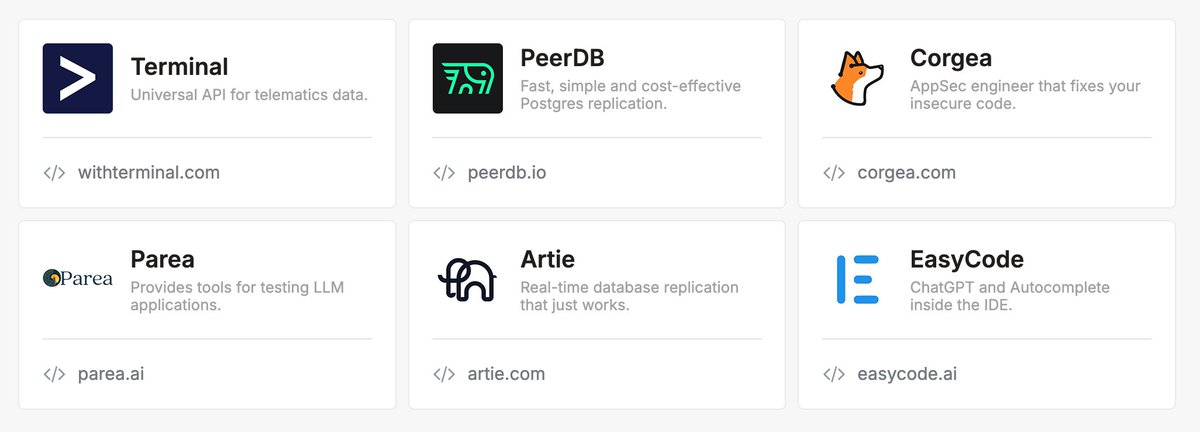 NewDevTools's tweet image. Today&apos;s 6 new dev tools to check out:

1. @withterminal - Universal API for telematics data.

2. @PeerDBInc - Fast, simple and cost-effective Postgres replication.

3. @CorgeaInc - AppSec engineer that fixes your insecure code.

4. @PareaAI - Provides tools for testing LLM…