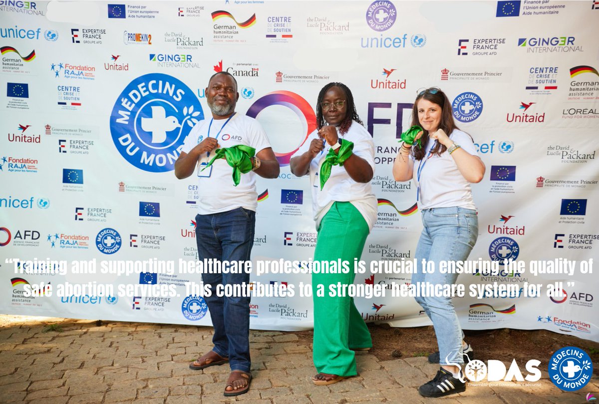 📣Médecins du Monde réaffirme que l'avortement constitue un soin de santé essentiel. Doctors of the World reaffirms that abortion is essential health care.
🇧🇫🇨🇫🇨🇩🇳🇬🇪🇹🇹🇿🇨🇮🇲🇬
#JIASCASA2024 #AbortionSolidarity #28Sept