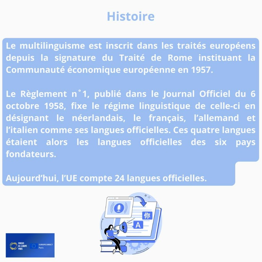MdEuropeParis's tweet image. La journée de la traduction, c'est aujourd'hui ! L’ 🇪🇺a mis en œuvre Erasmus + pour encourager l’apprentissage des langues étrangères ainsi que la mobilité des citoyens ! Mais nous pouvons faire mieux chaque jour, lisant des traductions, par exemple ! 📔
#UE #Traduction #agenceUE