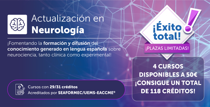 RevNeurol's tweet photo. 🚨¡ÉXITO TOTAL!

📖Actualización en Neurología
📑Hasta 118 créditos (acreditados por SEAFORMEC/UEMS-EACCME®)
🖥️ Completamente Online
🗓️ Ya disponible
🔗 Más info y matriculación: https://t.co/QlLleEbYE3

#iNeuroCampus #formación #Neurología #fmc https://t.co/0sGXrmGEpN