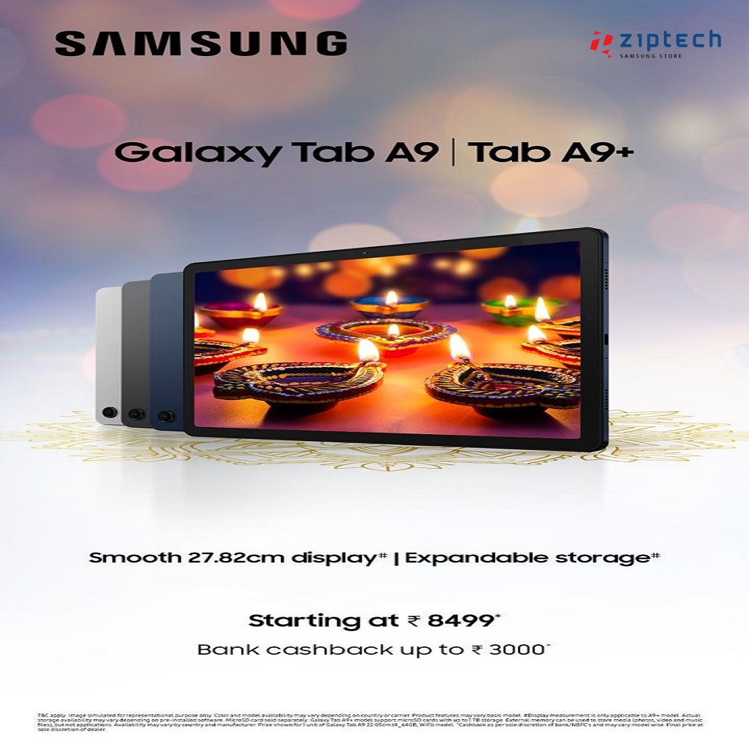 ziptechdm's tweet photo. 🚀 Meet the Galaxy Tab A9 | A9+! Enjoy a smooth 27.82 cm display for all your entertainment and work needs.

1. Anna Nagar(VR Mall) - 93848 41477
2. Nanganallur - 93848 41471
3. Purasaiwalkam -93848 41472
4. Triplicane -93848 41476
5. Ambattur - 93848 41478
6. Adyar - 93848 41473 https://t.co/hUcYmnY43p