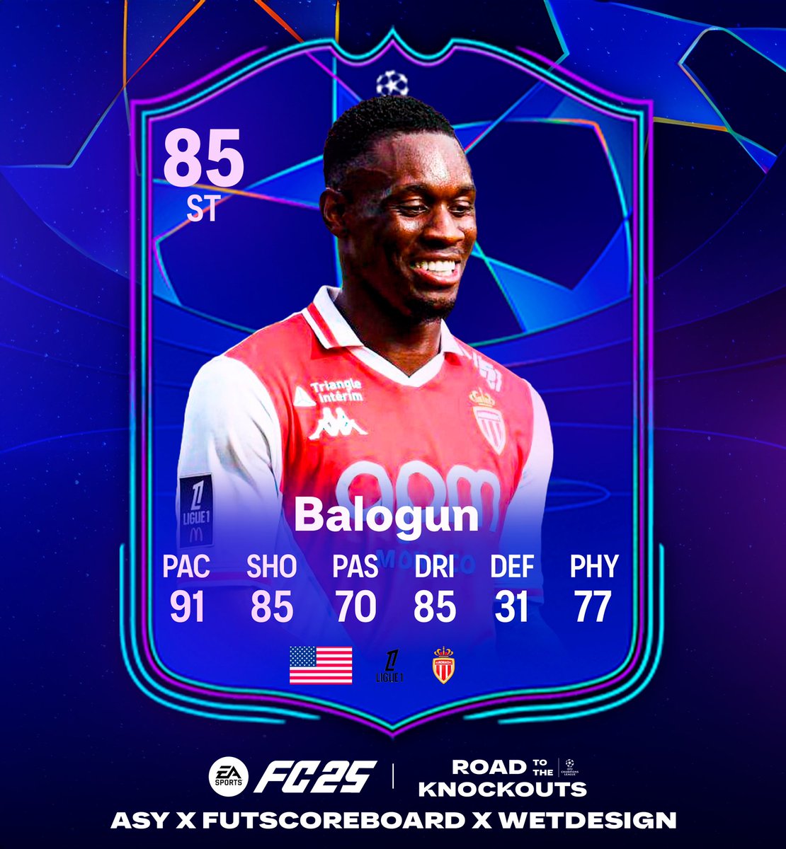 🚨 Balogun 🇺🇸 is added to come in RTTK Team 2 🔥

Follow <a href="/AsyFutTrader/">ASY FUT</a>, <a href="/Fut_scoreboard/">Fut Scoreboard</a> &amp; <a href="/WetDesignFUT/">WetDesign</a> for more! 🤝