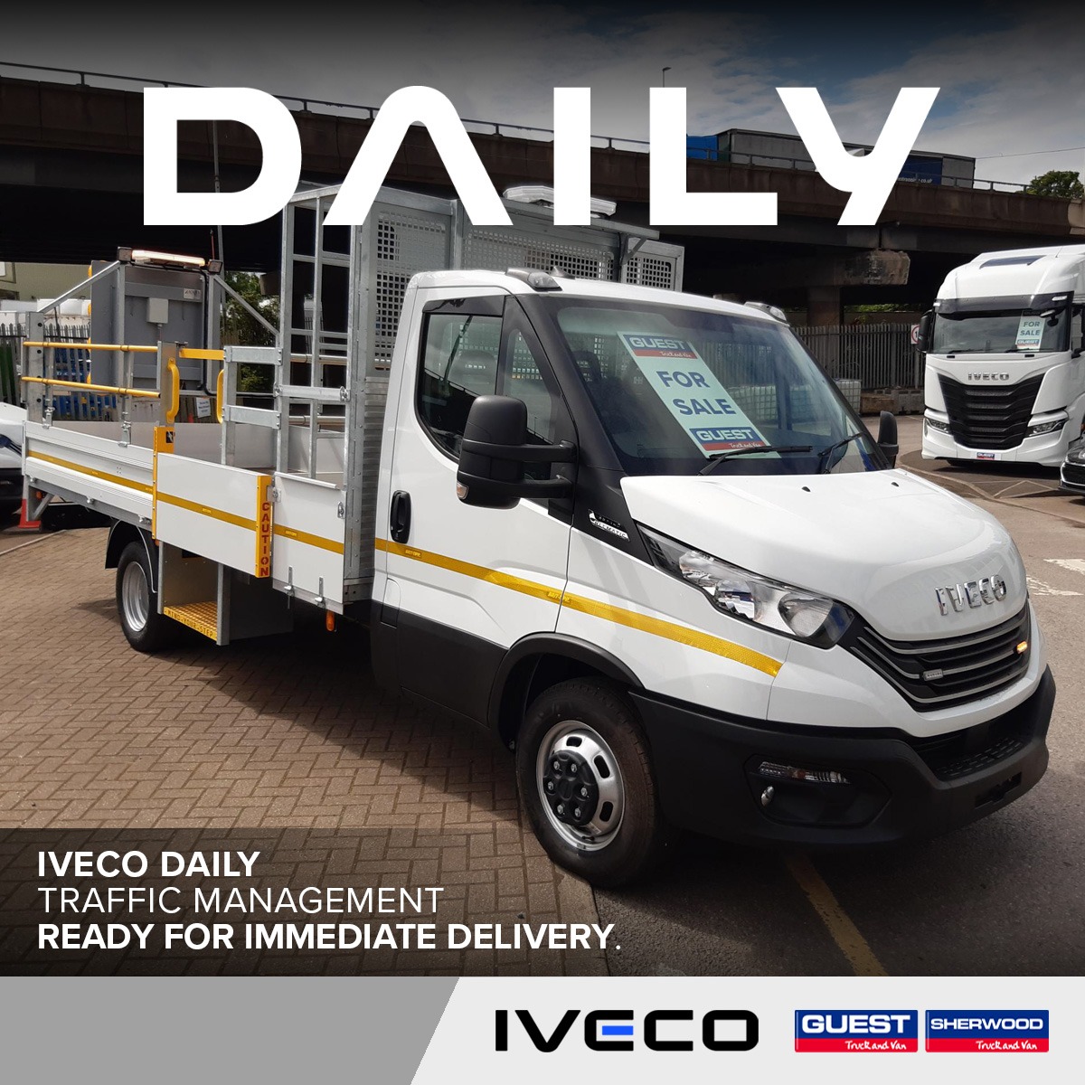 We have an IVECO Daily Traffic Management Vehicle ready for IMMEDIATE DELIVERY. 
Call our sales team on 0121 553 2737 or visit guests.co.uk/stock/iveco-da… to find out more. 

#GuestMotorGroup #IVECO #CommercialVehicle #DAILY