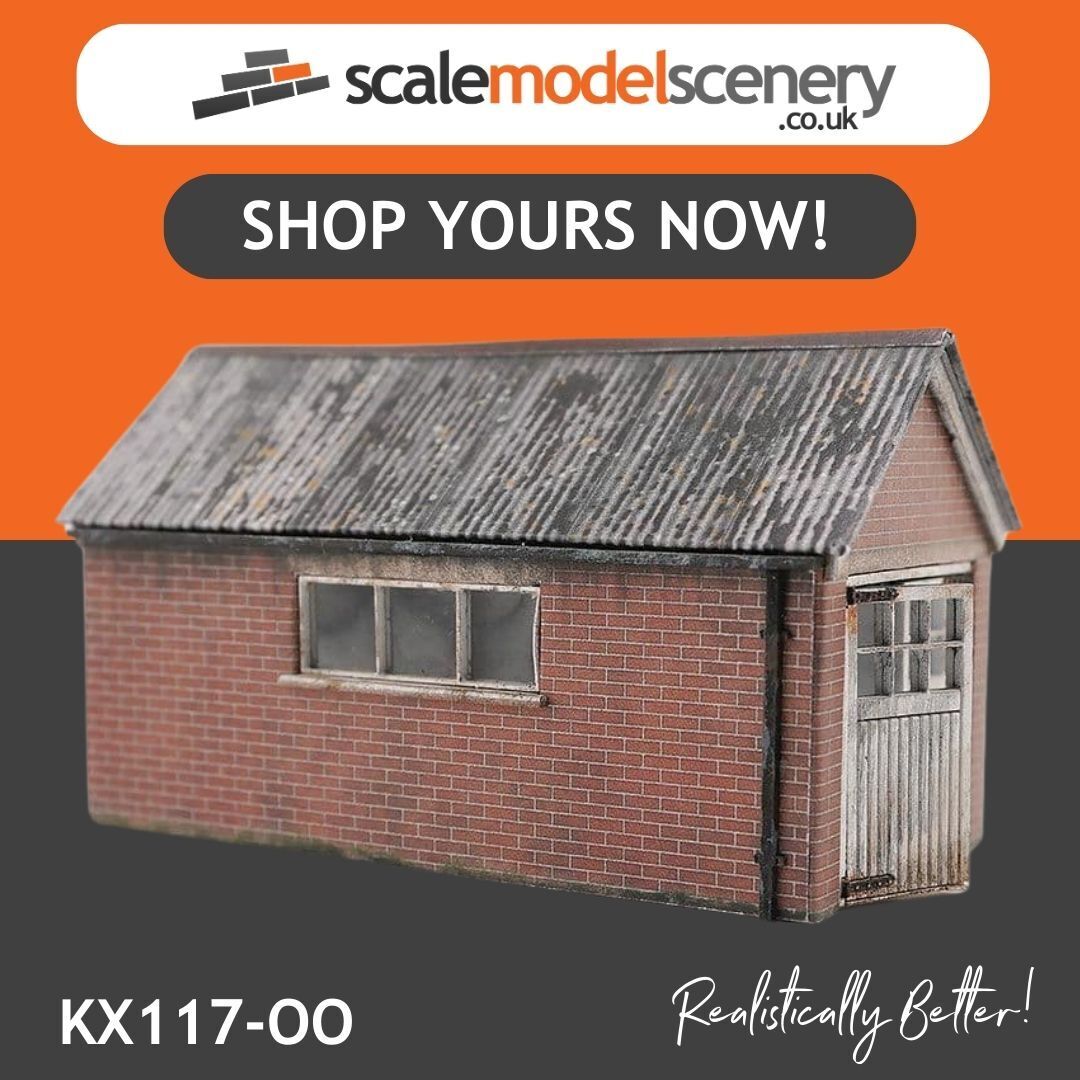 myrm.club/KX117-OO-1960s…

𝗡𝗲𝘄 𝗿𝗲𝗹𝗲𝗮𝘀𝗲! Whether you want a new garage for your industrial layout/diorama, or just fancy creating a heavily weathered building, this one is for you! Shop now!

#scalemodelscenery #scalemodels #oogauge #ooscale #modelrailway