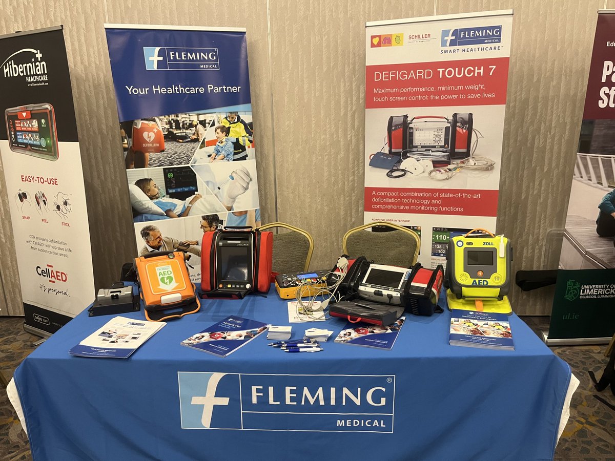 Fleming Medical were delighted to recently attend Respond 2024 hosted by CFR Ireland.

We enjoyed meeting our customers and showcasing our growing range of medical equipment and AEDs.

Looking forward to attending Respond 2025!

#flemingmedical #cfrireland #aed #respond24