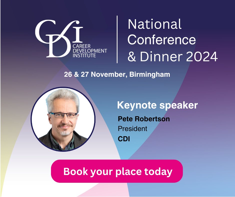 Exciting news! Pete Robertson, CDI President, will speak at CDI National Conference 2024 on 'Valuing Careers'. Join us to reshape public image and address misconceptions.

Find out more info and book your place at Conference: ow.ly/zEjQ50Tv4GX 
<a href="/DrPeteRobertson/">Pete Robertson</a> #CDICONF2024