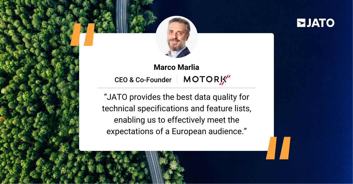 JATO_Dynamics's tweet image. Through our partnership with MotorK over 500 dealerships across Europe now benefit from a car configurator built on JATO’s comprehensive vehicle data. 

Learn more about our 10 year partnership here: hubs.li/Q02RsPCq0

#Automotive #AutomotiveIndustry #VehicleData